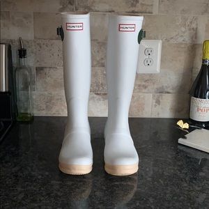 Matte, Tall Hunter Boots. Never Worn. Size 7